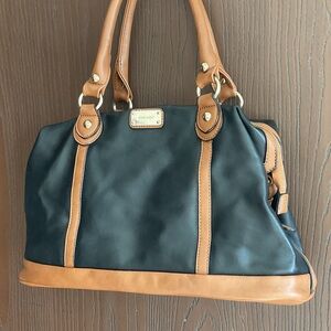 Nine West Black and Brown Satchel